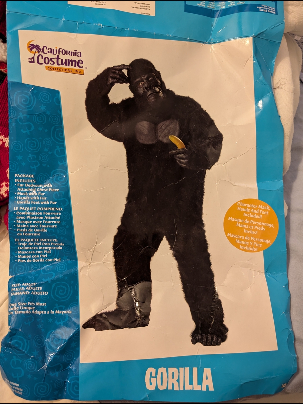 California Costumes Gorilla Adults Costume